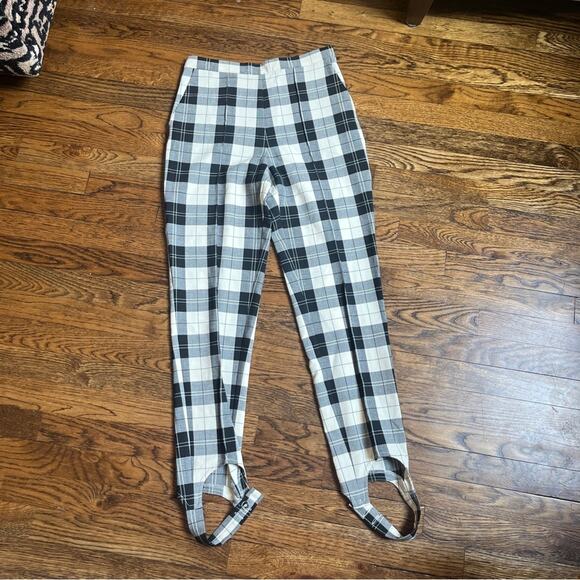 Baum und Pferdgarten Naleen Plaid Stirrup Pants EU 34 US 2 - Picture 3 of 11